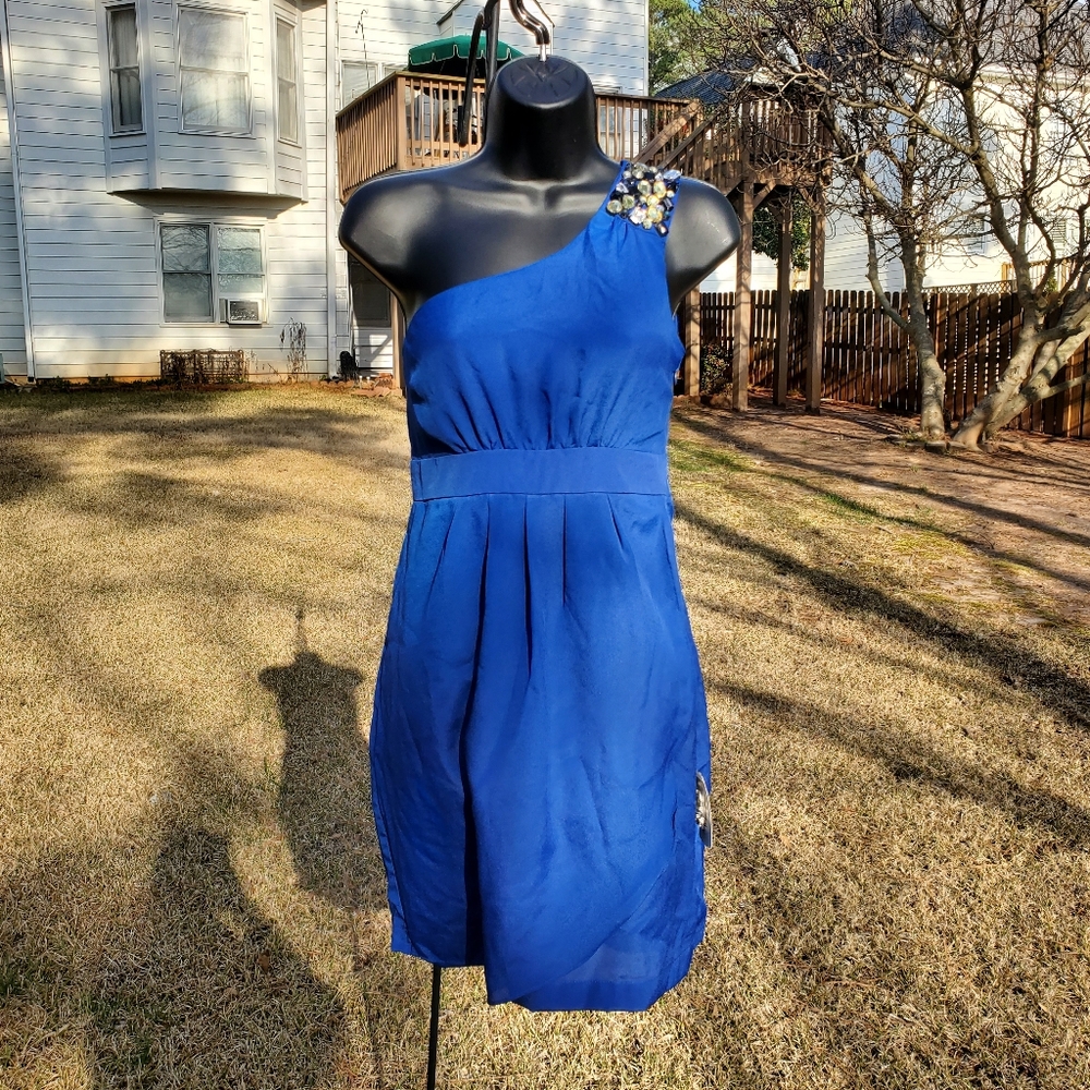 🎁Blue Forever 21 rhinestone dress